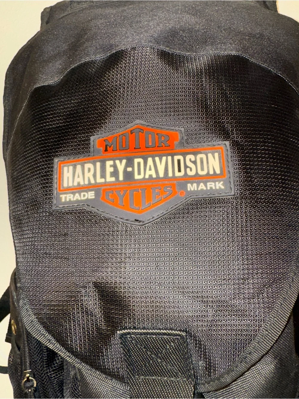 Harley Davidson Heavy Duty Padded Helmet Backpack Multi Compartment